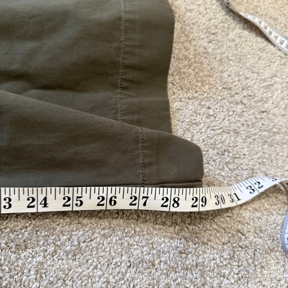 Madewell Harlow Wide Leg Cargo Pant Olive Green Sz 6 Utility Army Gorpcore Chic - Picture 8 of 14